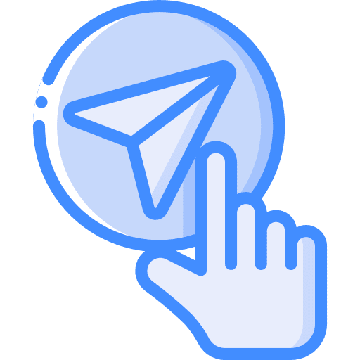 Send share social media dm icon