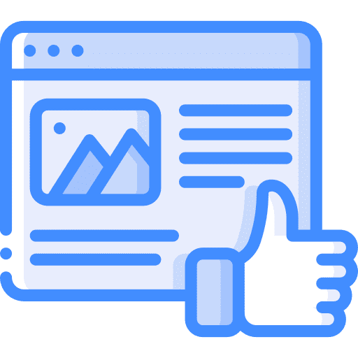 Website blog social media page icon