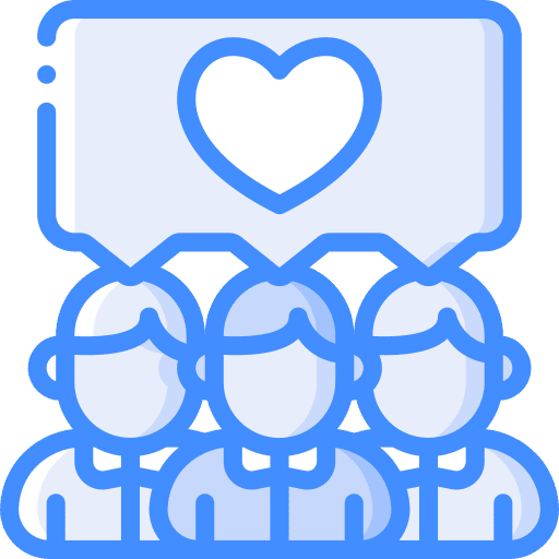 Group message friends chat icon