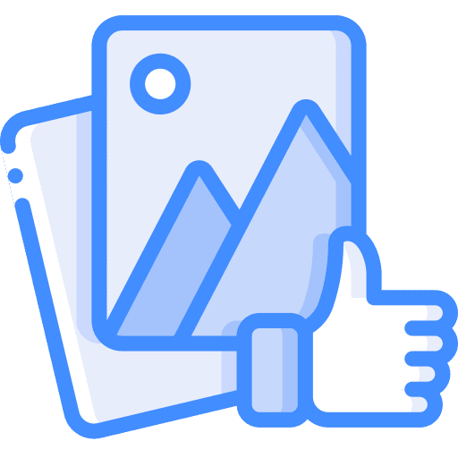 Like react social media like icon