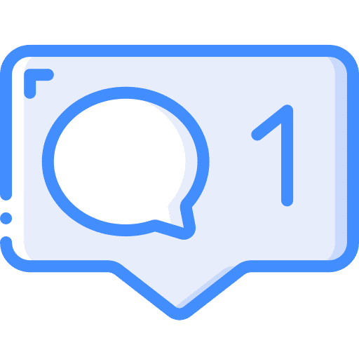 Message social social media message icon