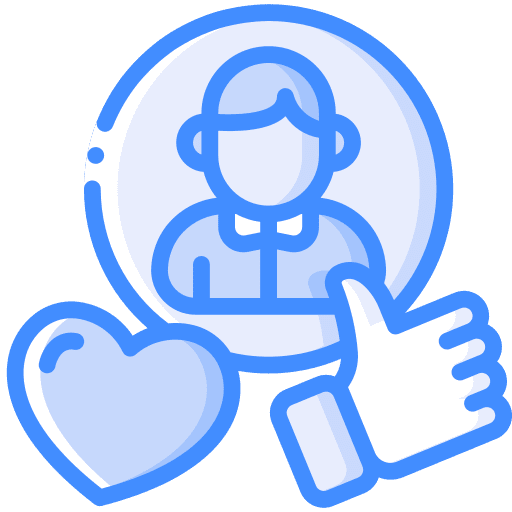 Profile profile heart react icon
