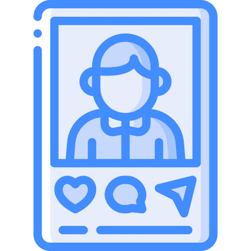 Profile profile social media reaction icon