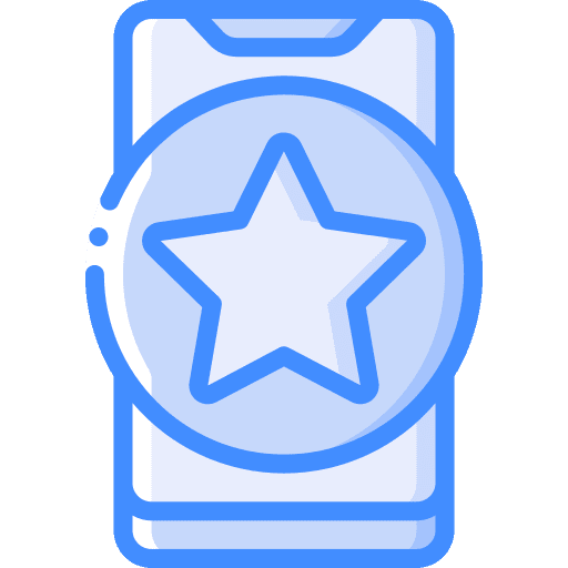 Rating marketing mobile react icon