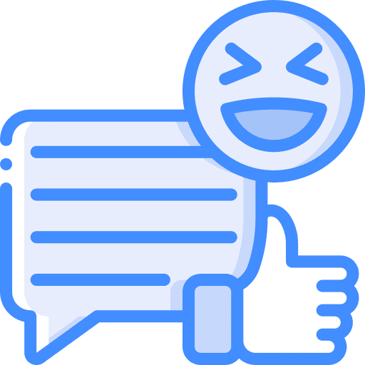 Message laugh reaction social media icon