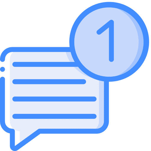 Message notification communications communication icon