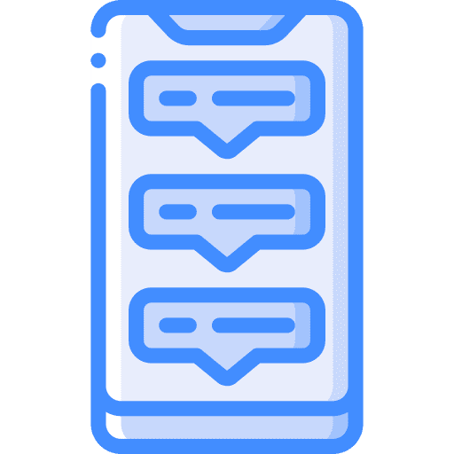 Mobile mobile messages communications icon