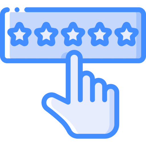 Rating hand marketing rating icon