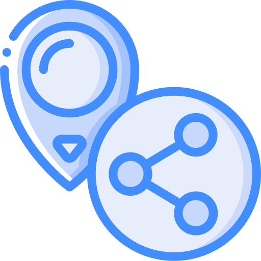 Share location map share location gps icon