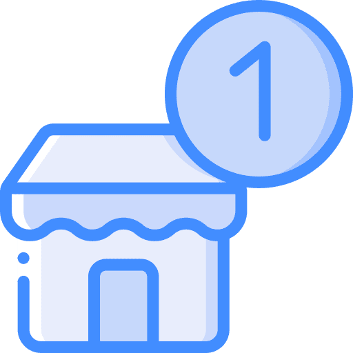 Shop commerce and shopping ui message icon
