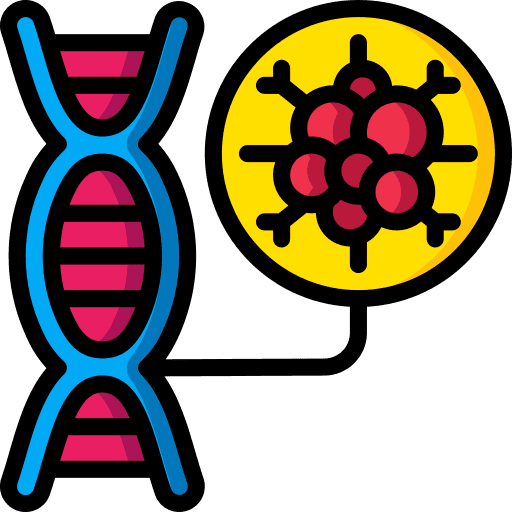 Dna health cancer illness icon