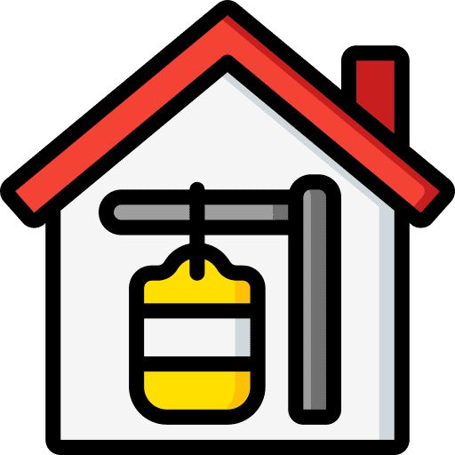 Home treatment health cancer icon