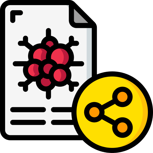 Document share medical report information icon