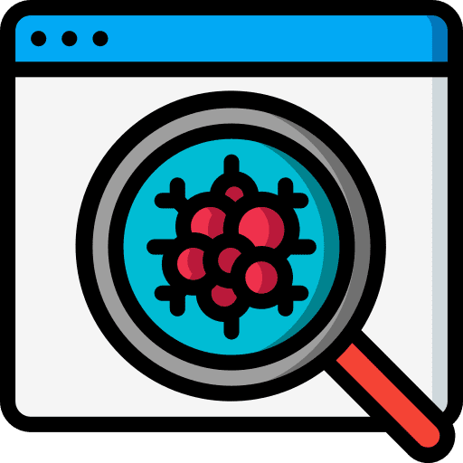 Website cancer research browser icon