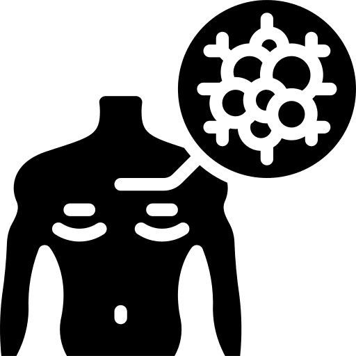 Body cell anatomy body icon