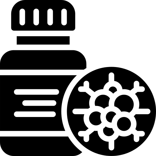 Bottle healthcare and medical pharmacy drug icon