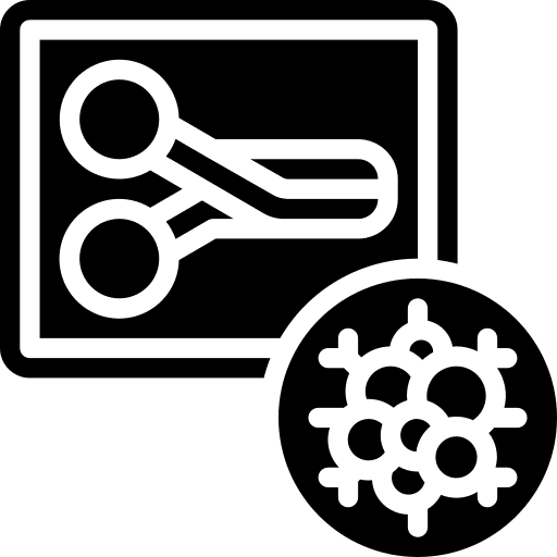 Scissors health surgery operation icon