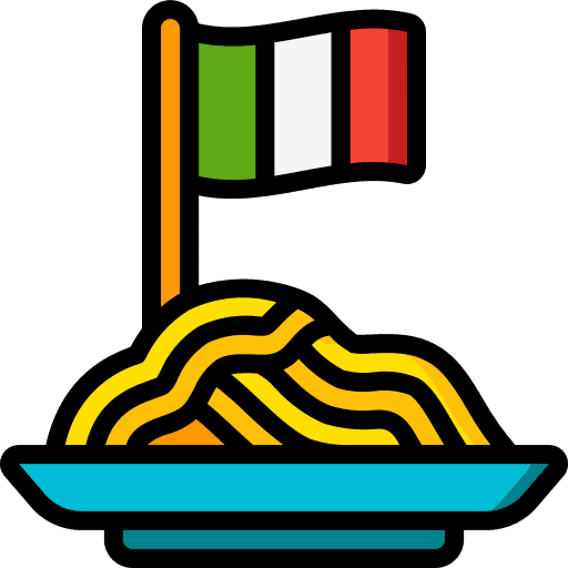 Pasta cuisine pasta eating icon