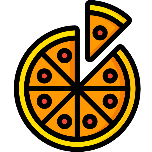 Pizza junk food italian food pizza icon