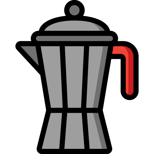 Moka pot machine coffee shop moka pot icon