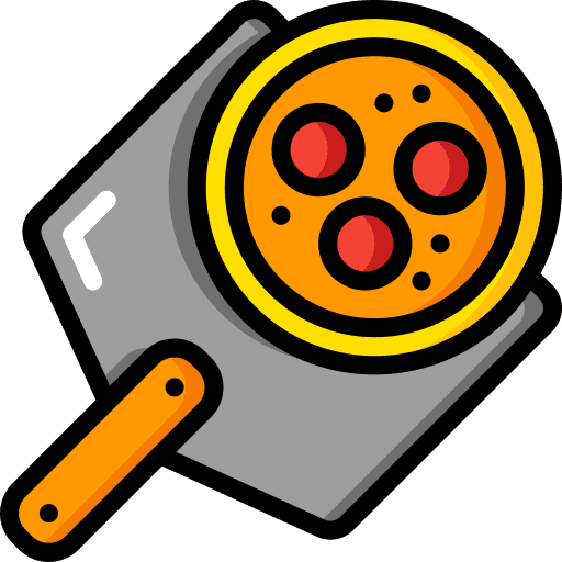 Spatula salami cheese spatula icon