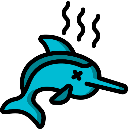 Swordfish aquatic food sea food icon