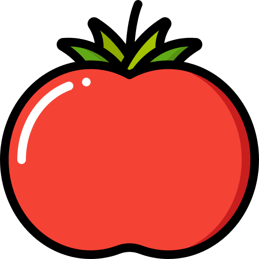 Tomato diet food and restaurant healthy food icon