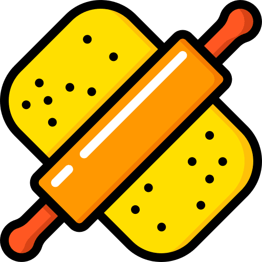 Rolling pin rolling pin food and restaurant kitchen tools icon