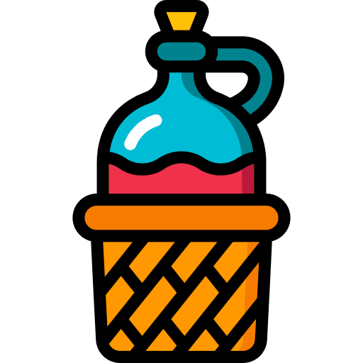 Wine food and restaurant alcohol wine icon