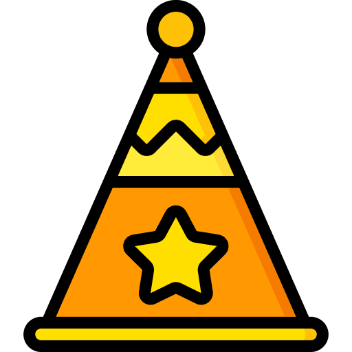Party hat festival decoration celebration icon Party hat festival decoration celebration icon