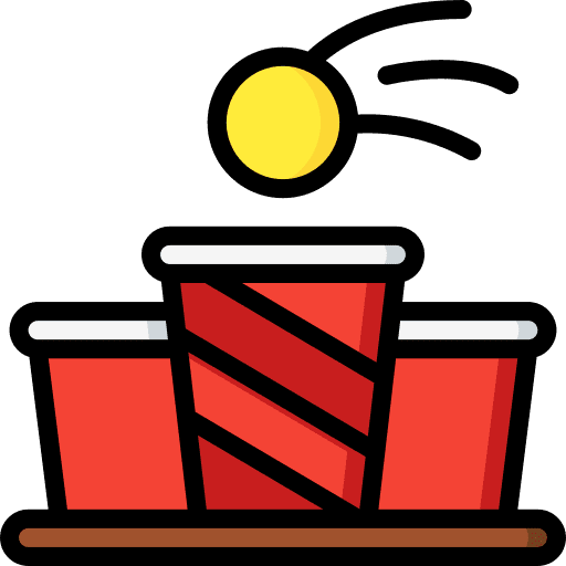 Beer pong cups beer pong birthday and party icon Beer pong cups beer pong birthday and party icon