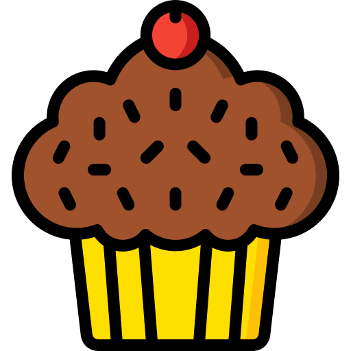 Cupcake food and restaurant sweet bakery icon Cupcake food and restaurant sweet bakery icon