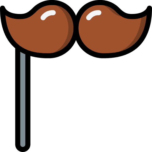 Moustache moustache beauty party icon Moustache moustache beauty party icon