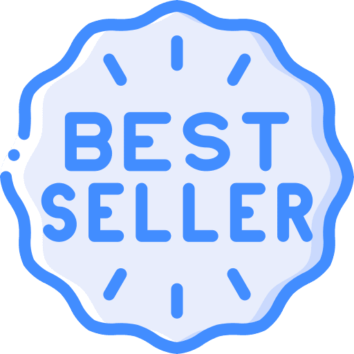 Best seller insignia emblem medal icon