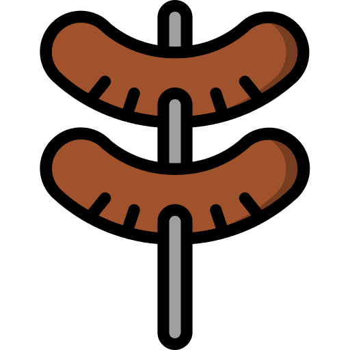 Sausages barbecue bbq meat icon Sausages barbecue bbq meat icon