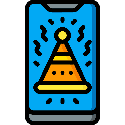 Smartphone cupcake technology smartphone icon Smartphone cupcake technology smartphone icon