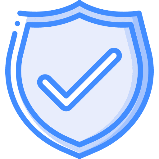 Shield wellness secure safe box icon