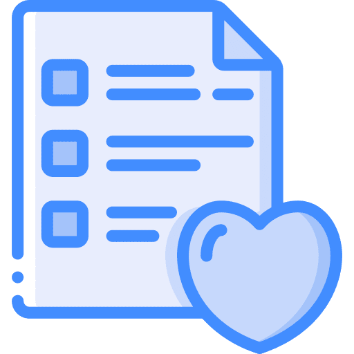 Wish list wish list commerce and shopping favorites icon