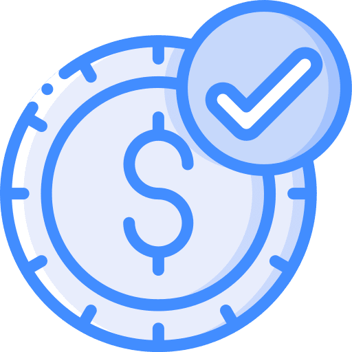 Dollar check sign payment dollar icon