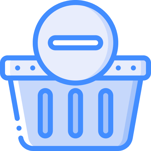 Remove from cart cancel ecommerce commerce and shopping icon