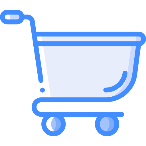 Shopping cart commerce and shopping shopping cart mobile store icon