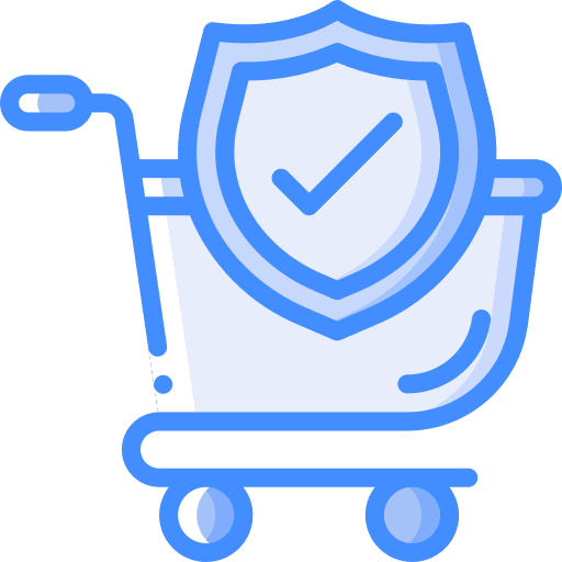 Shopping trolley trolley commerce and shopping shopping trolley icon