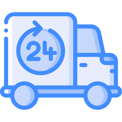 24 hours delivery mover truck 24 hours delivery delivery truck icon