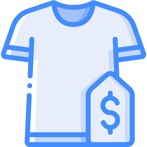 Clothing clothing sales tshirt icon