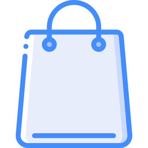 Shopping bag commerce and shopping shopping center shopping bag icon