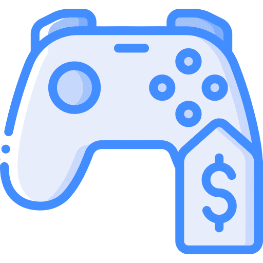 Game controller game controller price tag gaming icon