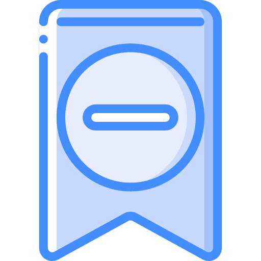 Remove bookmark wishlist favourite icon