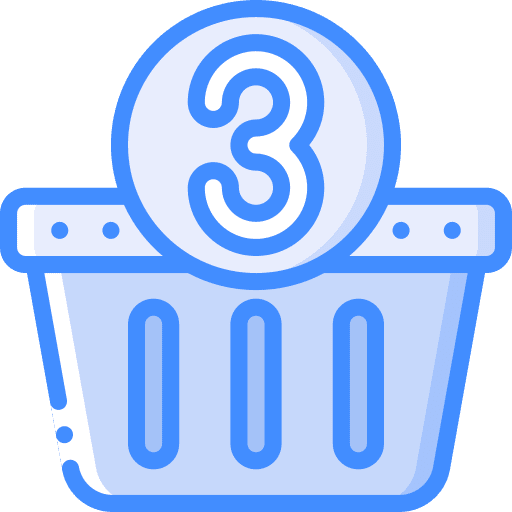 Basket buy items shopping basket icon