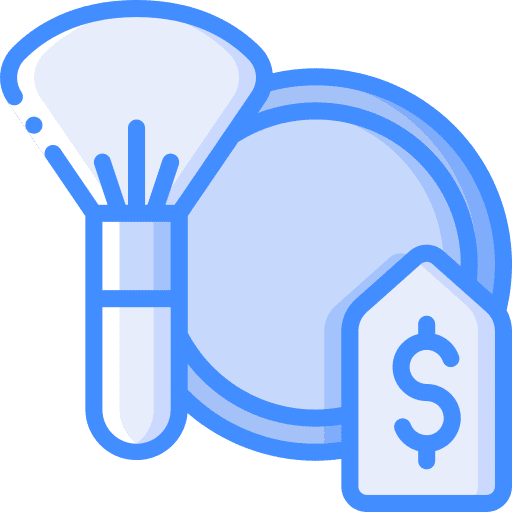Makeup make up percentage cosmetics icon