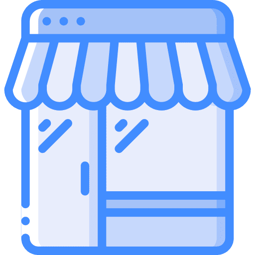 Online shop web page online shopping commerce and shopping icon